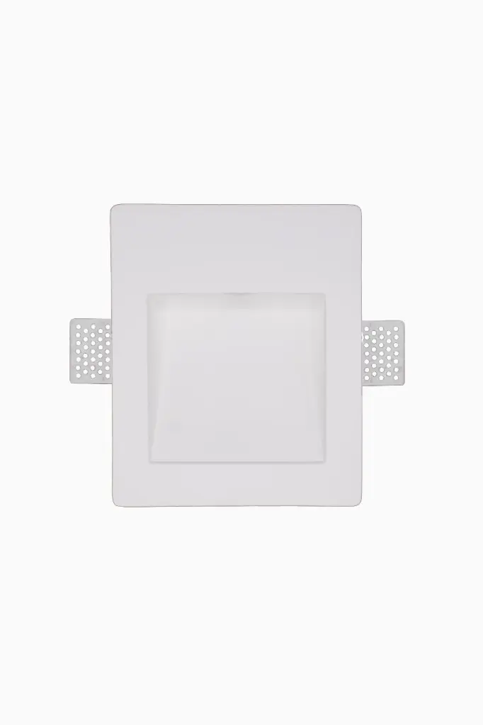 APLIQUE WAT EMP. ESCAYOLA CUADRADO 170x142mm 1W 2700K BLANCO
