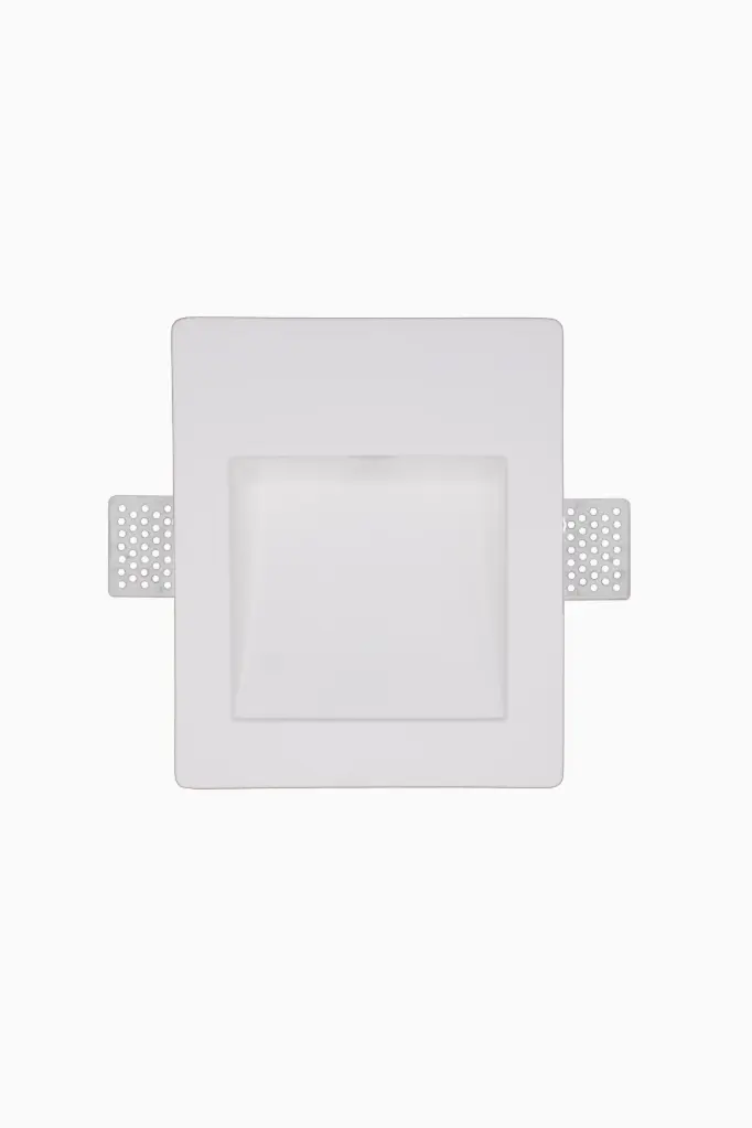 APLIQUE WAT EMP. ESCAYOLA CUADRADO 170x142mm 1W 3000K BLANCO