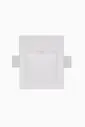 APLIQUE WAT EMP. ESCAYOLA CUADRADO 170x142mm 1W 3000K BLANCO