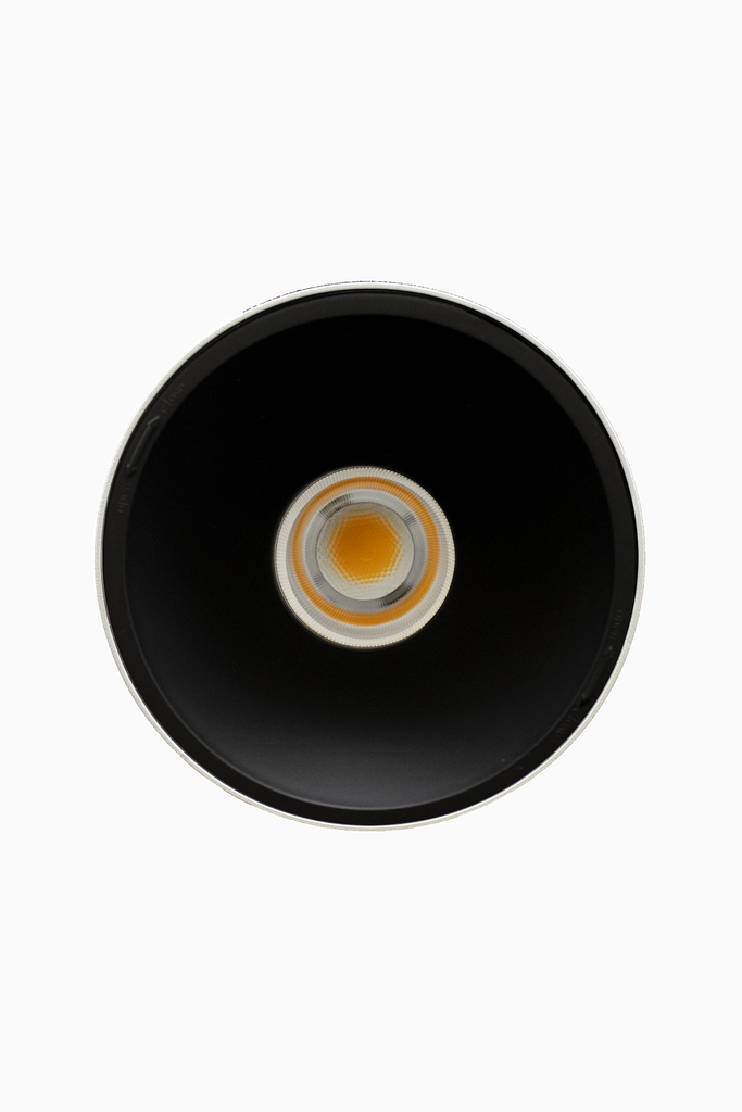 DOWNLIGHT ELSA BLANCO SUPERFICIE 20W 3000K 45º NEGRO TRIAC