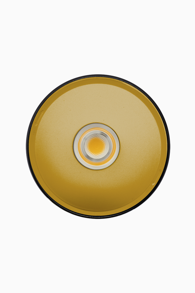 DOWNLIGHT ELSA NEGRO SUPERFICIE 20W 4000K 45º ORO TRIAC