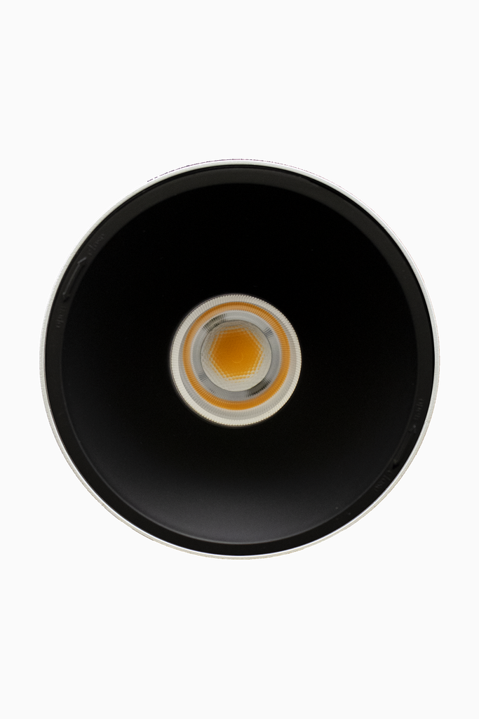 DOWNLIGHT ELSA BLANCO SUPERFICIE 30W 3000K 45º NEGRO TRIAC