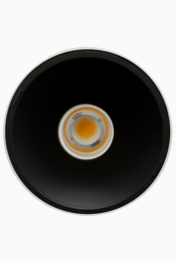 DOWNLIGHT ELSA BLANCO SUPERFICIE 40W 3000K 30º NEGRO DALI/PUSH