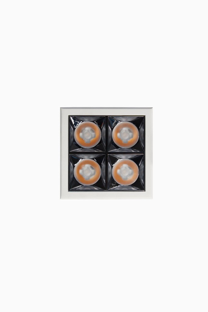 LINEAR ORNA 15W 4000K BLANCO REFLECTOR NEGRO 50x50º S/R