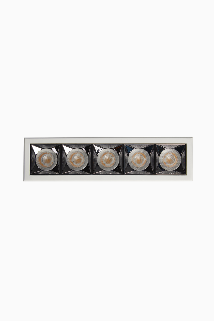 LINEAR ORNA 20W 4000K BLANCO REFLECTOR NEGRO 50º TRIAC
