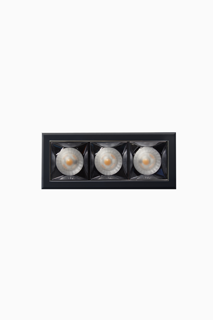 LINEAR ORNA 12W 4000K NEGRO REFLECTOR NEGRO 50x50º DALI/PUSH