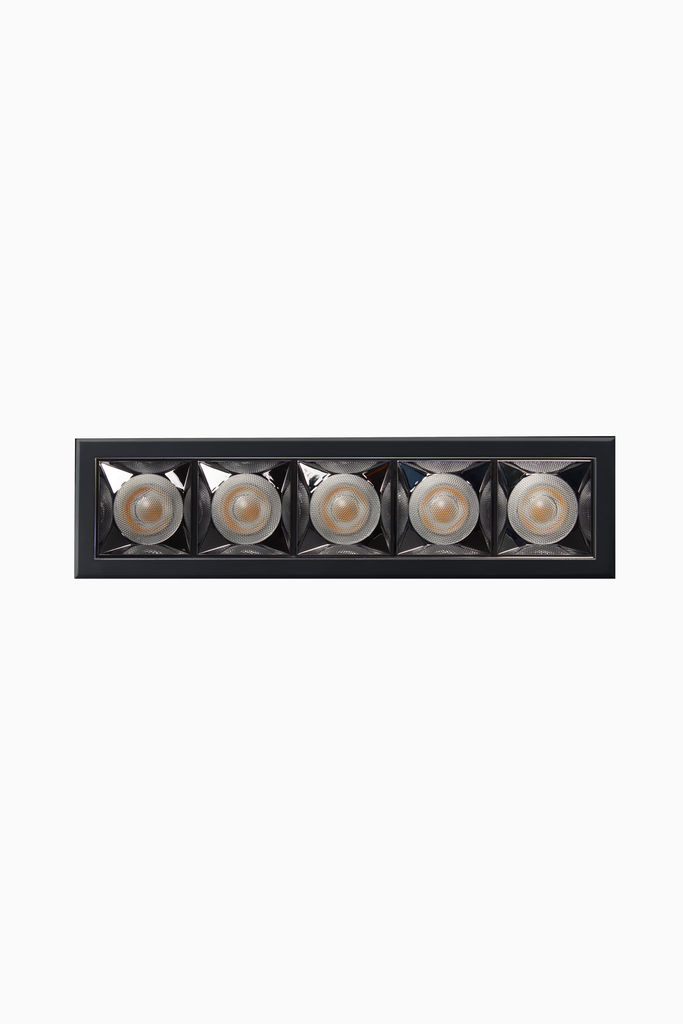 LINEAR ORNA 20W 3000K NEGRO REFLECTOR NEGRO 12º S/R