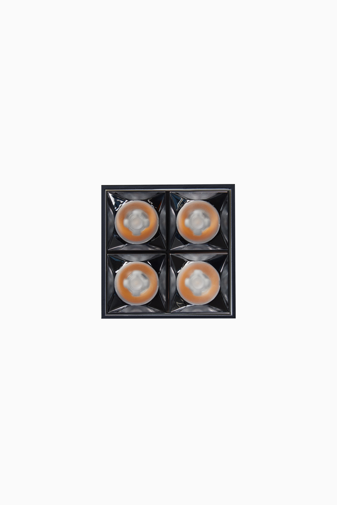 LINEAR ORNA 15W SUPERFICIE 4000K NEGRO REFLECTOR NEGRO 50º TRIAC