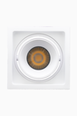 DOWNLIGHT DELIA CUADRADO 30W 3CCT 24º BLANCO 1-10V