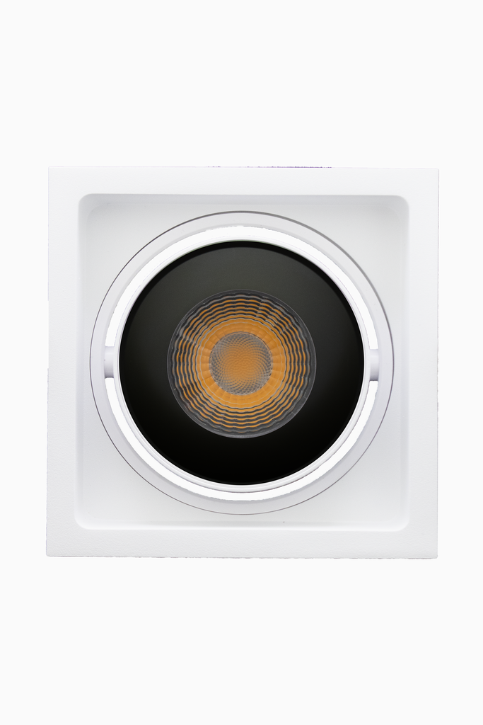 DOWNLIGHT DELIA CUADRADO 30W 3CCT 24º BLANCO/NEGRO 1-10V