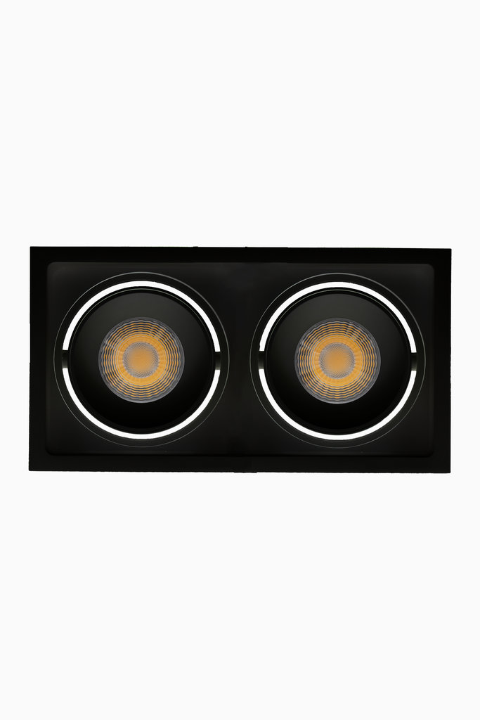 DOWNLIGHT DELIA MARCO 2x30W 3CCT 24º NEGRO DALI/PUSH