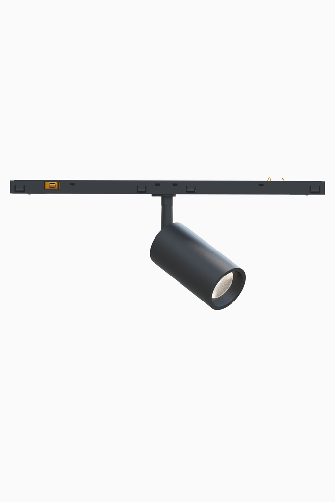 PROYECTOR MINI TRACK LIGHT MARKO 48V 2W 2700K NEGRO 24º DALI