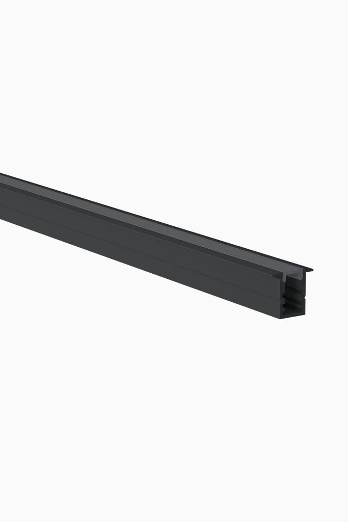 PERFIL ALUM. EMPOTRAR BURDEOS 2m NEGRO