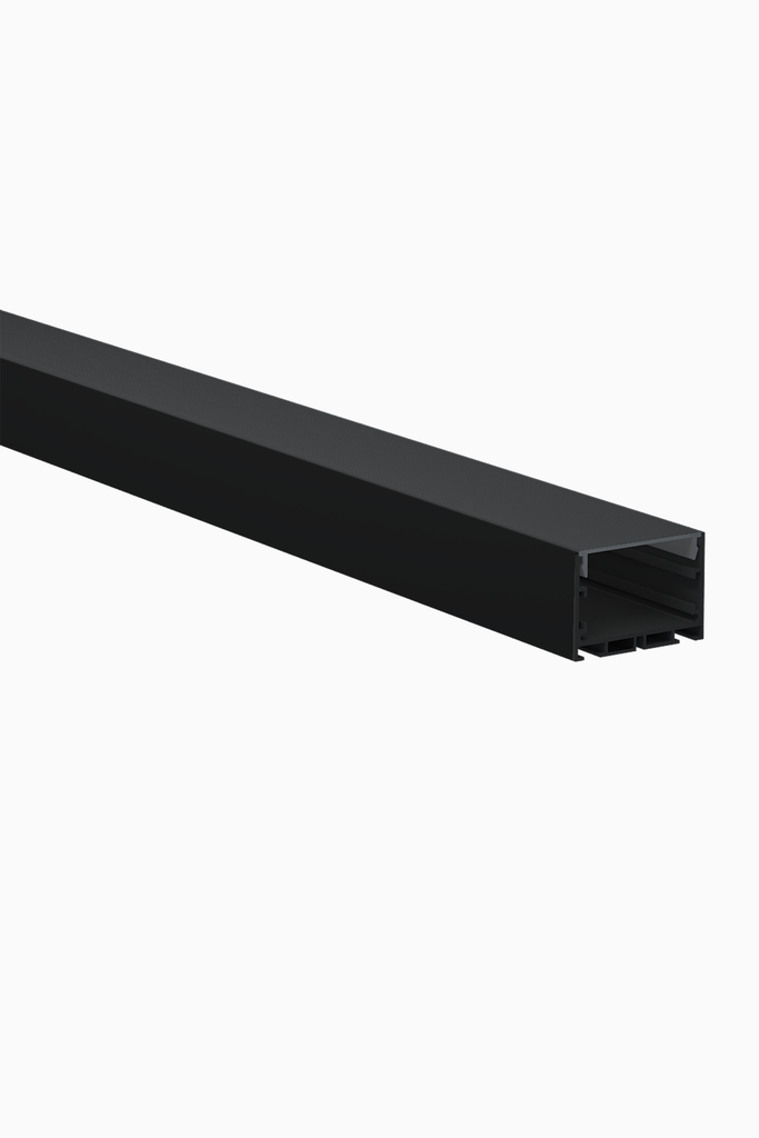 PERFIL ALUM. SUPERFICIE-SUSPENSION VICTORIA 2m NEGRO