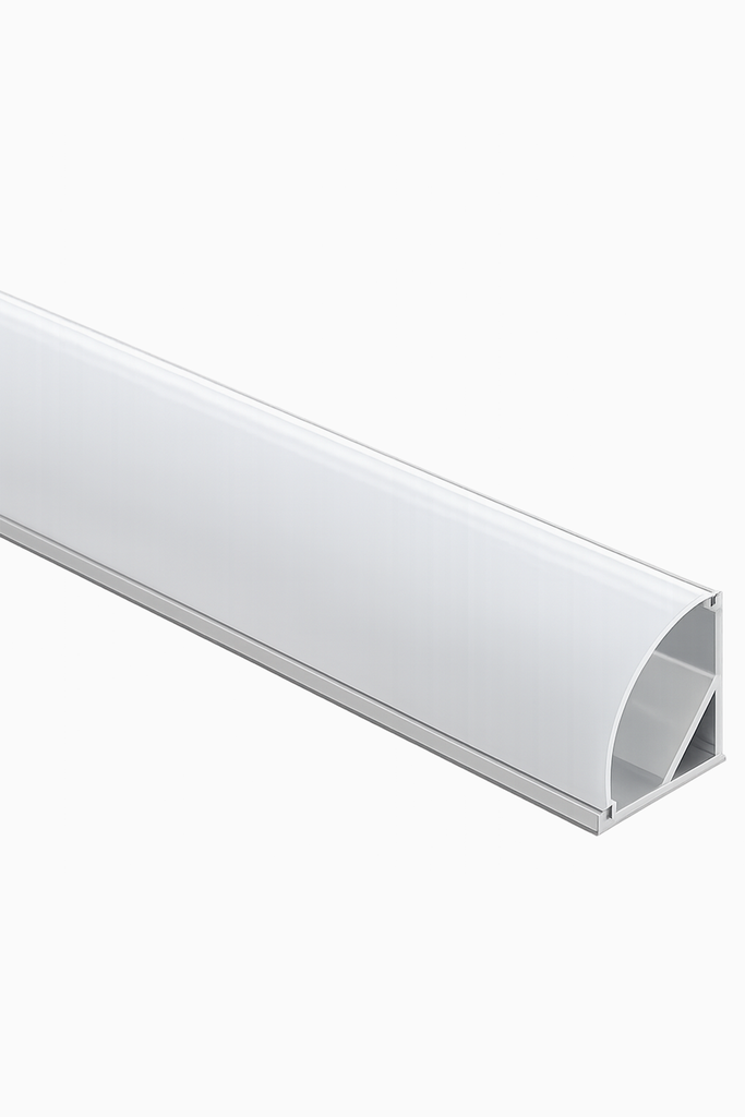 PERFIL ANGULAR ALUMINIO LEEDS 3M PLATA