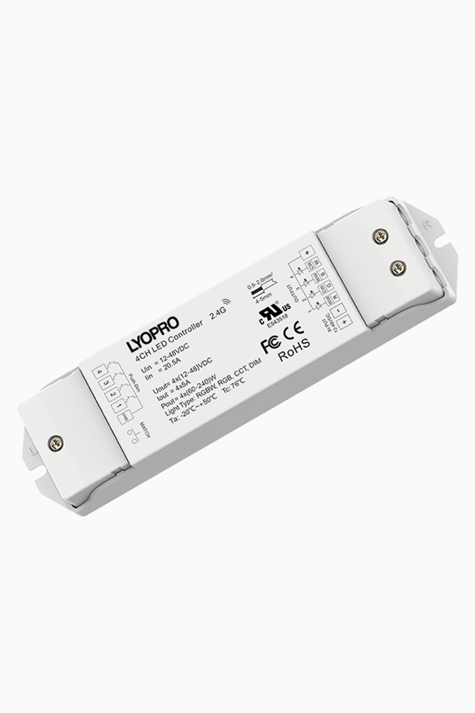CONTROLADOR RGB/RGBW 4x5A