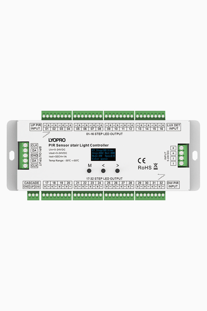 CONTROLADOR PIR SENSOR ESCALERAS