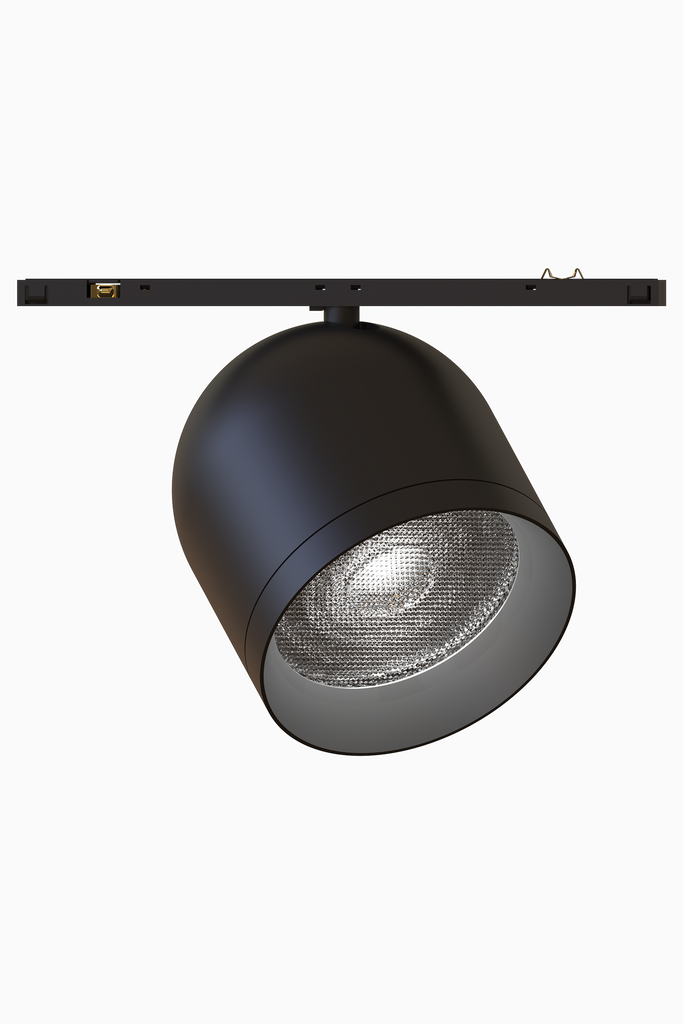 SEMIESFERA TRACK LIGHT MARKO 48V 8W 2700K NEGRO 38º DALI