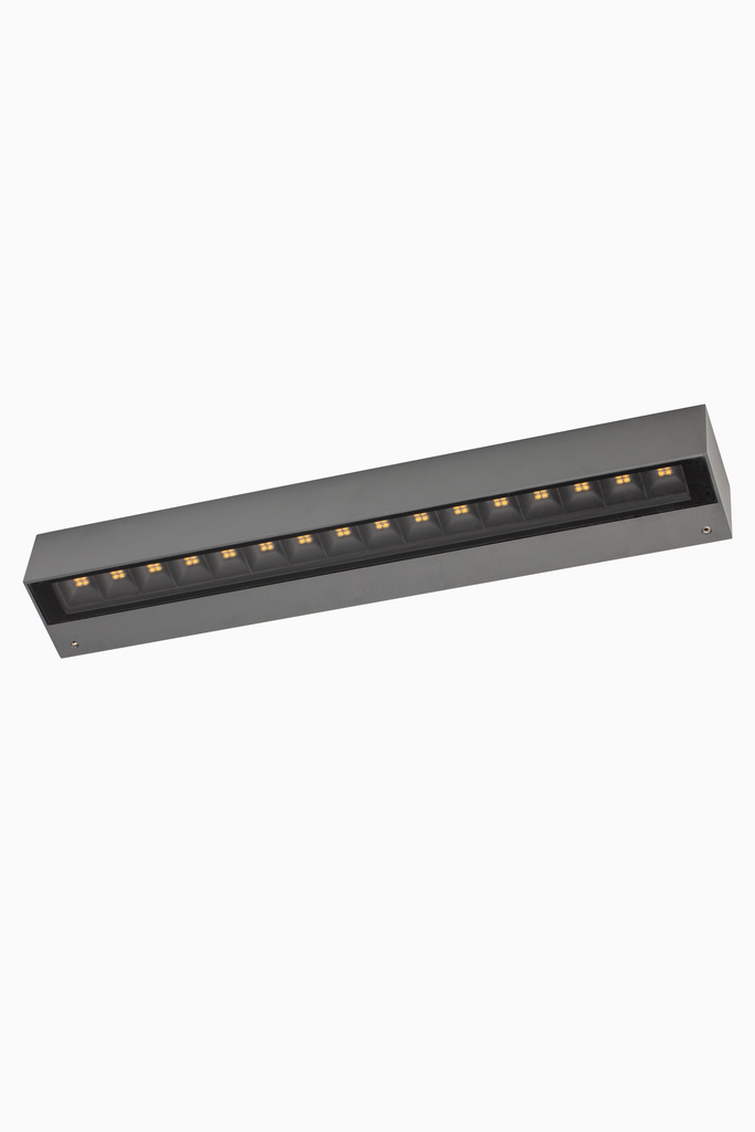 APLIQUE NALIA LUZ DIR-IND IP65 2X12WW 3CCT ANTRACITA