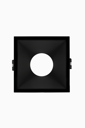 [12437] Aro CORAL Cuad. Emp. Para GU-10 Negro