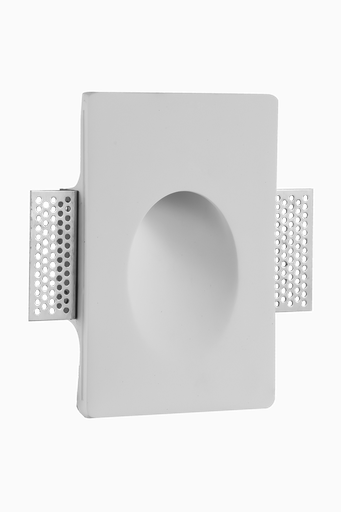 [60155] APLIQUE TAKA EMP. ESCAYOLA RECT 180x120mm 1W 2700K BLANCO