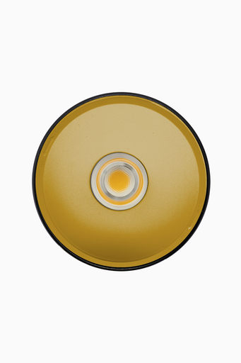 [60510OSR] DOWNLIGHT ELSA NEGRO SUPERFICIE 20W 4000K 45º ORO S/R