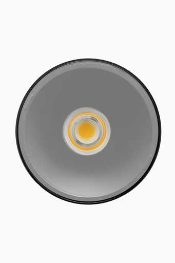 [60515PBC] DOWNLIGHT ELSA NEGRO SUPERFICIE 30W 3000K 45º PL BRILLO DALI/PUSH