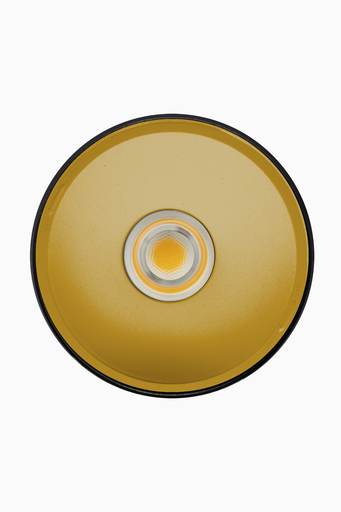 [60516OSR] DOWNLIGHT ELSA NEGRO SUPERFICIE 30W 4000K 45º ORO S/R