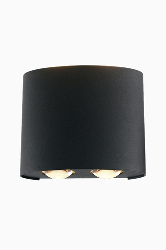 [61133] APLIQUE IRENE LUZ DIR/IND IP54 4X3W 4000K ANTRACITA