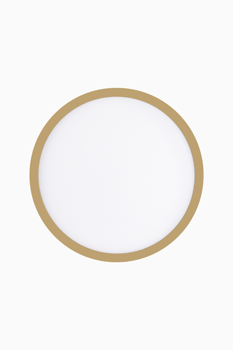 [63682] PLAFON HADES 42W CCT BLANCO/ORO 500mm
