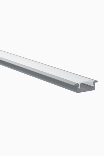 [83150] PERFIL ALUM. EMPOTRAR KUWAIT 2m PLATA