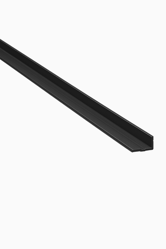 [83642] PERFIL ALUM. ANGULAR RECIFE 2m NEGRO