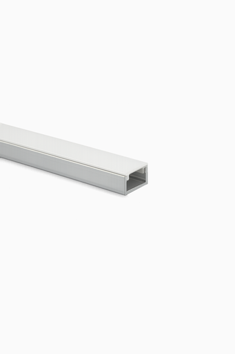 [85250] PERFIL ALUM. SUPERFICIE DOHA 2m PLATA