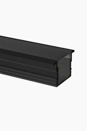 [85372] PERFIL ALUM. EMPOTRAR MONTERREY 2m NEGRO