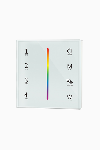 [88585] PANEL CONTROL TACTIL PARED 4 ZONAS RGB+CCT