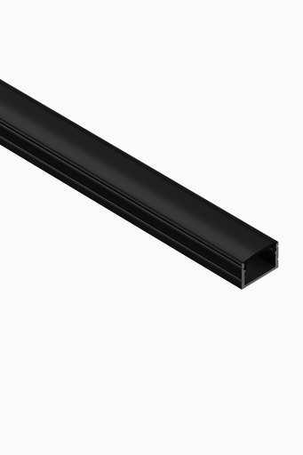 [83242] PERFIL ALUM. SUPERFICIE LIMA 2m NEGRO