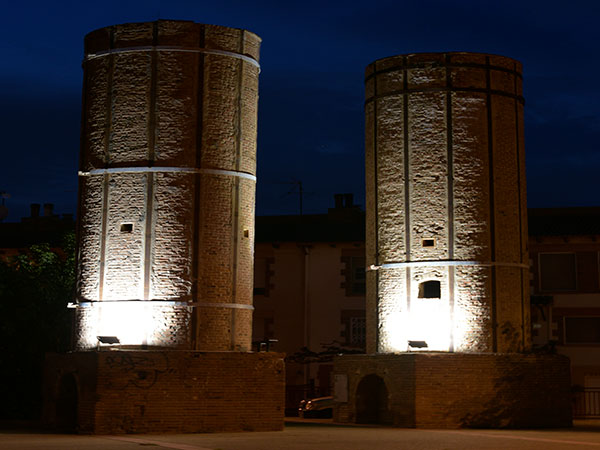 iluminación led teatro romano Sagunto