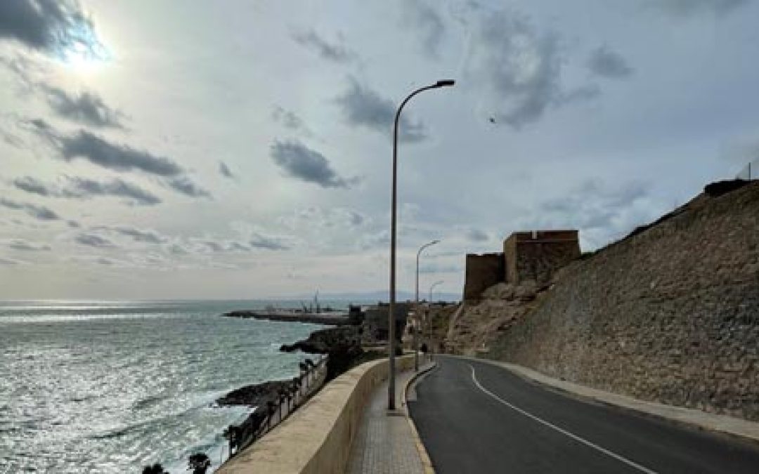 Iluminación Vial cuesta de la Alcazaba de Melilla