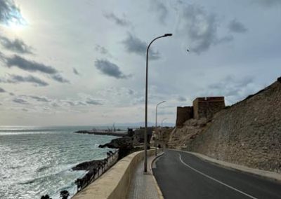 Iluminación Vial cuesta de la Alcazaba de Melilla